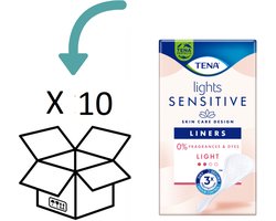 TENA Lights Sensitivae Light Liner - 10 pakken