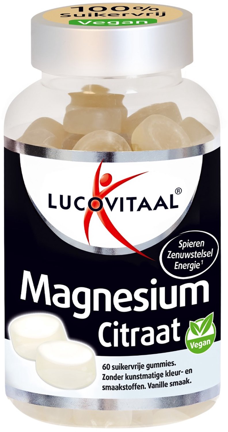 Bol.com Lucovitaal Magnesium Gummies Suikervrij aanbieding