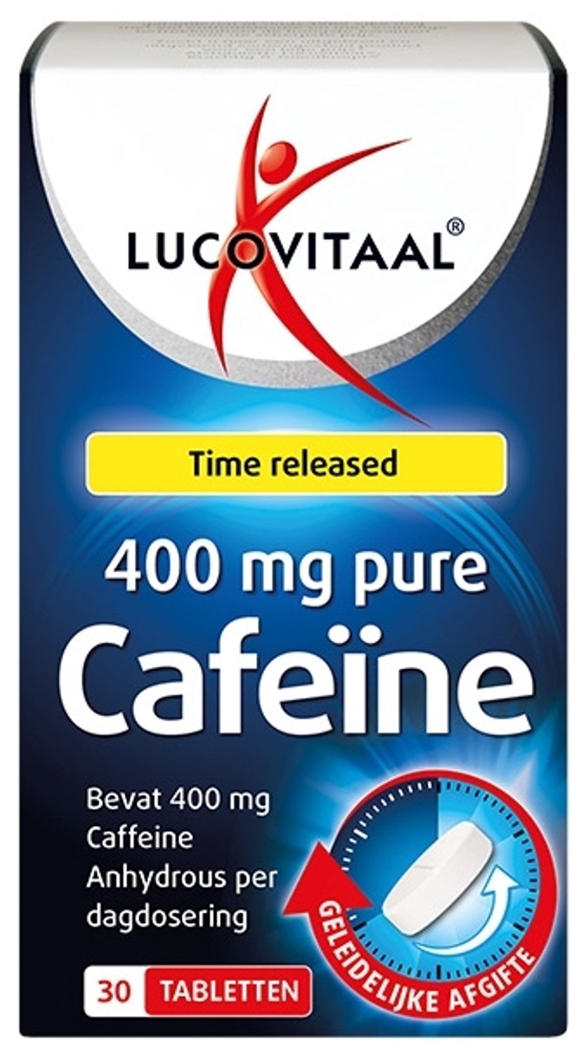 Bol.com Lucovitaal Pure 400 mg Cafeïne aanbieding