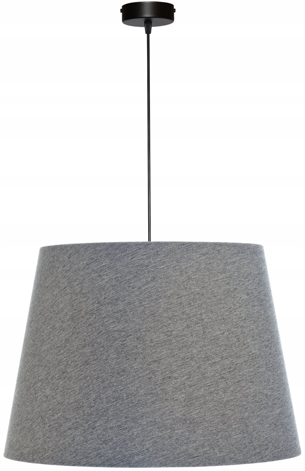 Hanglamp Kegel 34x44x29cm E27 Grijs Stoffen Kap - AVOLA