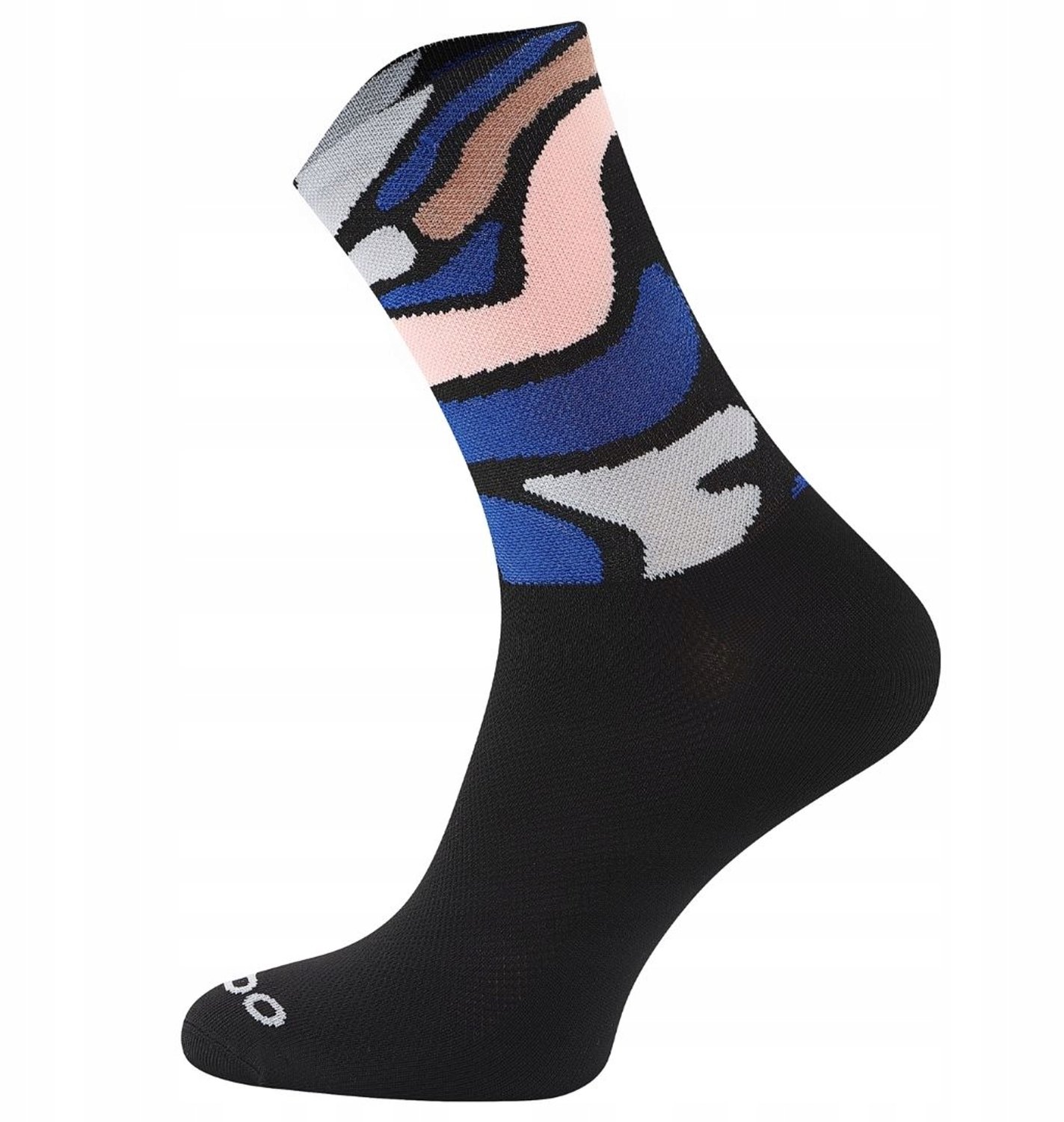 Todo Cycling Pro Fietssokken Ademend -Ecru Marineblauw