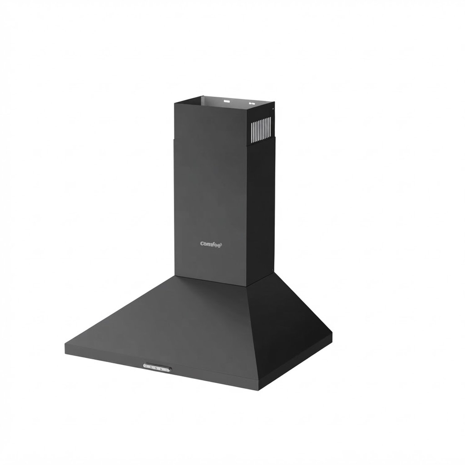 afzuigkap - 60 cm - 400 m³/u - 3 Snelheden - Afvoer & recirculatie - Drukknopbediening - Wasbare 5-laags aluminium vetfilters - Strak design