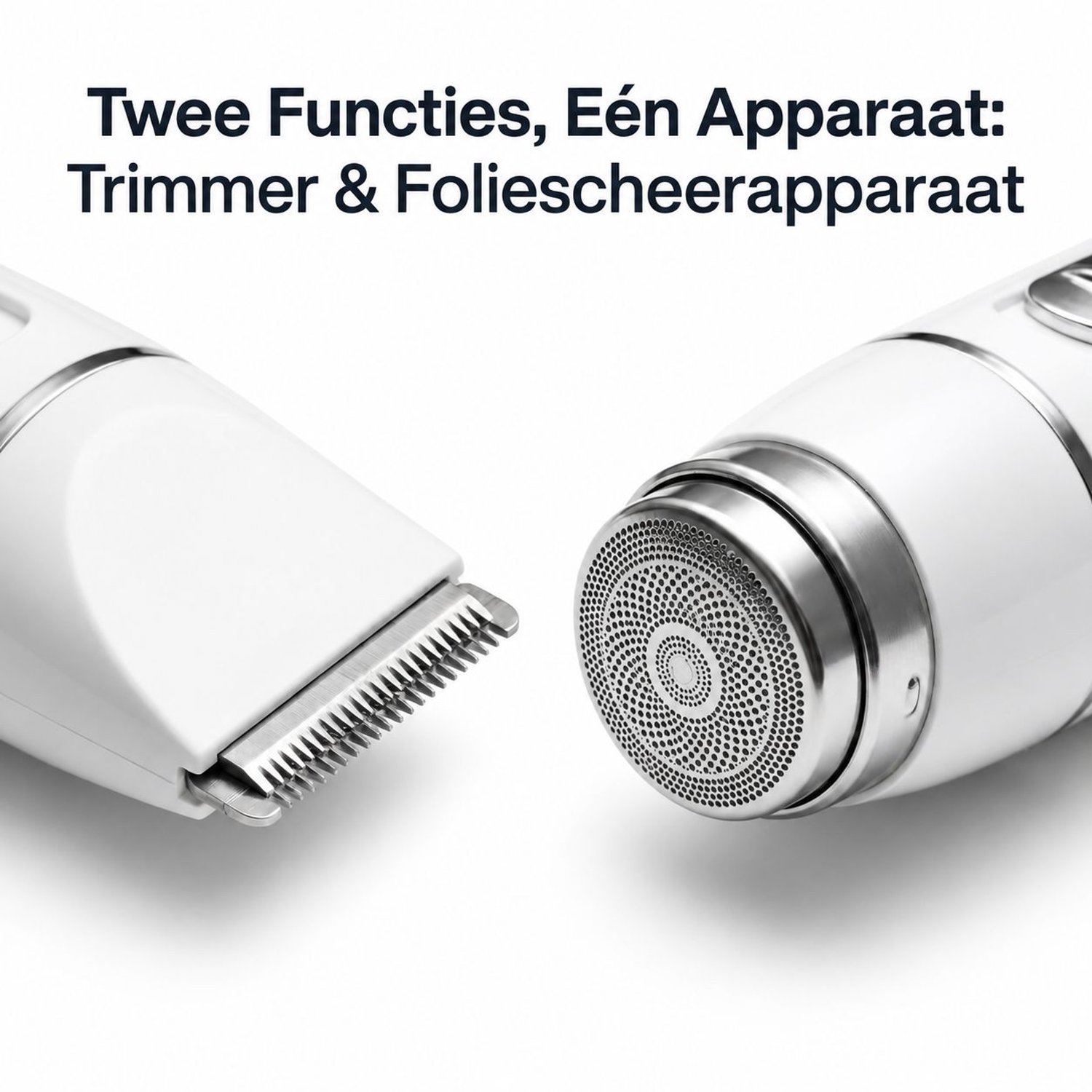 VHV - 2-in-1 Ladyshave Gezicht - Elektrisch Scheerapparaat & Bikinitrimmer - Oksels - Benen - Scheerapparaat Vrouw - Ontharingsapparaat Electrisch Ontharen - Ladyshaves Bikini - Gezichtsontharing Dames thumbnail 2