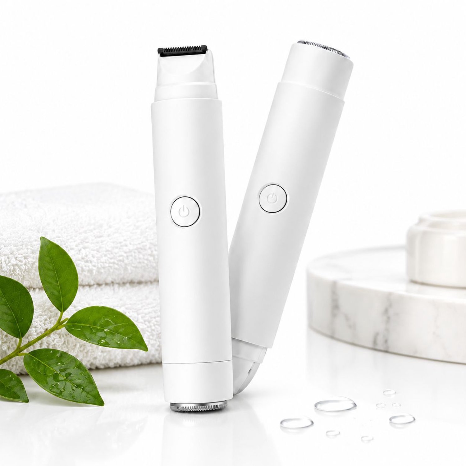VHV - 2-in-1 Ladyshave Gezicht - Elektrisch Scheerapparaat & Bikinitrimmer - Oksels - Benen - Scheerapparaat Vrouw - Ontharingsapparaat Electrisch Ontharen - Ladyshaves Bikini - Gezichtsontharing Dames