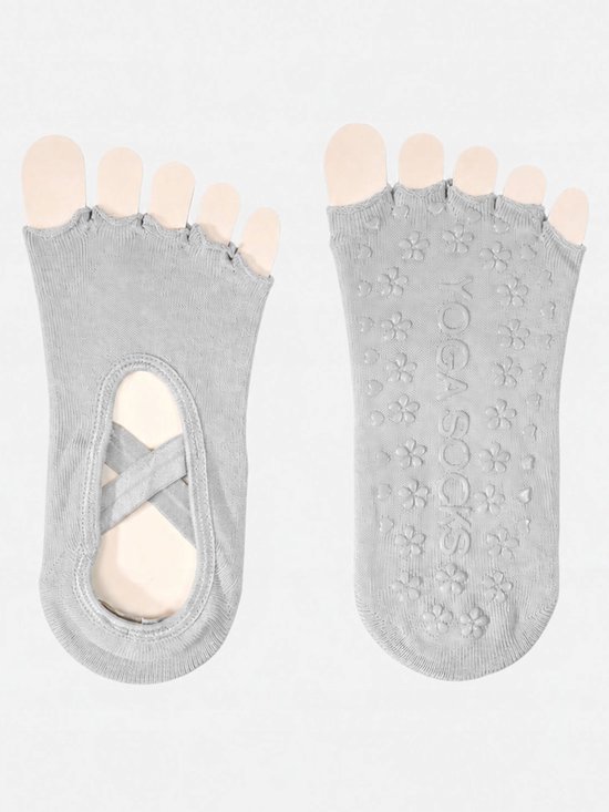 Antislip Teensokken Yoga 2-Pack - Maat 36-41 — afbeelding 4