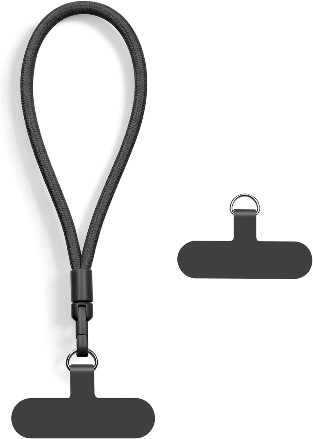 Universele Zwarte Telefoon Lanyard voor Om de Pols