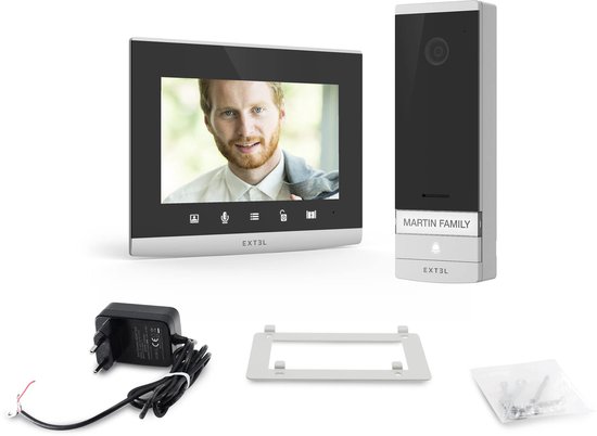Video Deurbel 2-draads Bedraad - 7 Inch Touchscreen - Nachtzicht - Wifi Verbinding - Buitenbeveiliging - Intercom Systeem — afbeelding 3