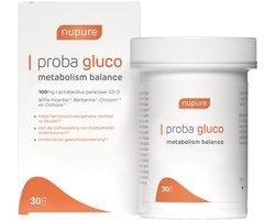 Nupure Proba Gluco Metabolism Balance - Met Reducose® voor het behoud van een evenwichtige koolhydraatstofwisseling* - 30 capsules - 30 stuks