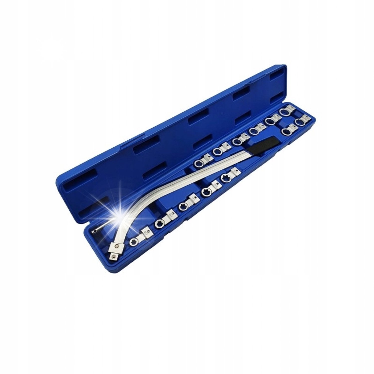 15-delige Torx & Ring Sleutelset voor Spanrol Verstellers