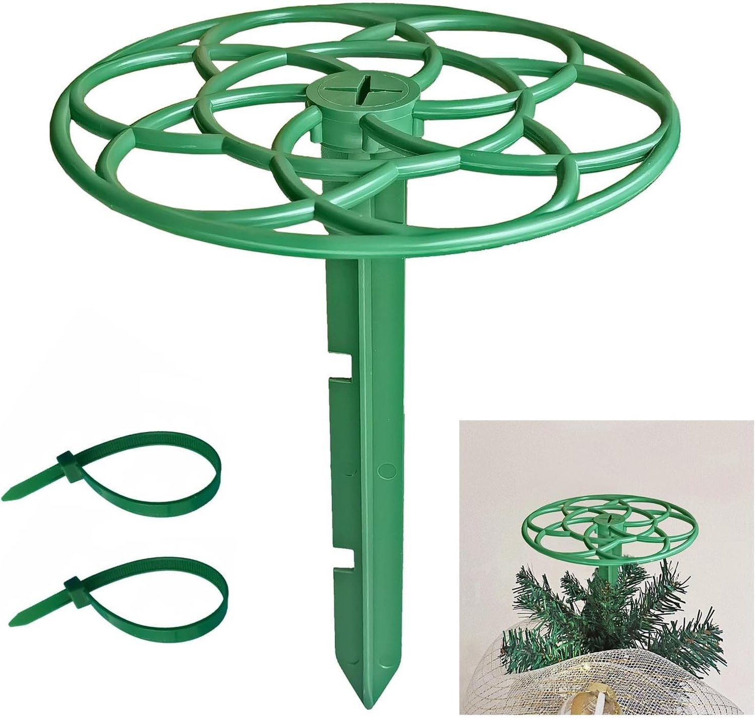Stabiele Kerstboomstandaard voor Decoratie, 19 cm Hoog, Ideaal voor Kerstversiering en Stabiliteit