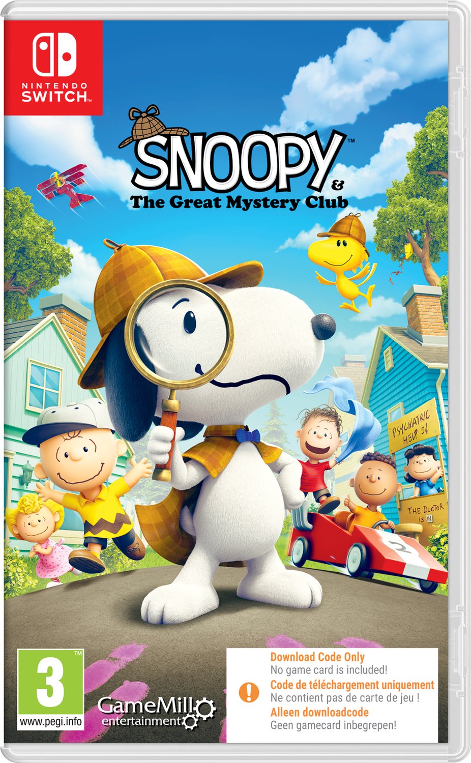 Snoopy & The Great Mystery Club – Nintendo Switch (Code in A Box)