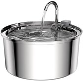 Drinkfontein Kat - Kattenfontein 3.2L - Waterfontein kat - Drinkfontein katten RVS - Drinkbak Kat - Waterdispenser Kat