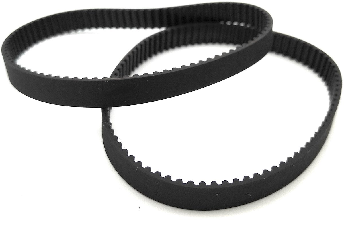 GT2 Gesloten Tandriemen - 6 mm Breed - Lengte 288 mm - 2 Stuks