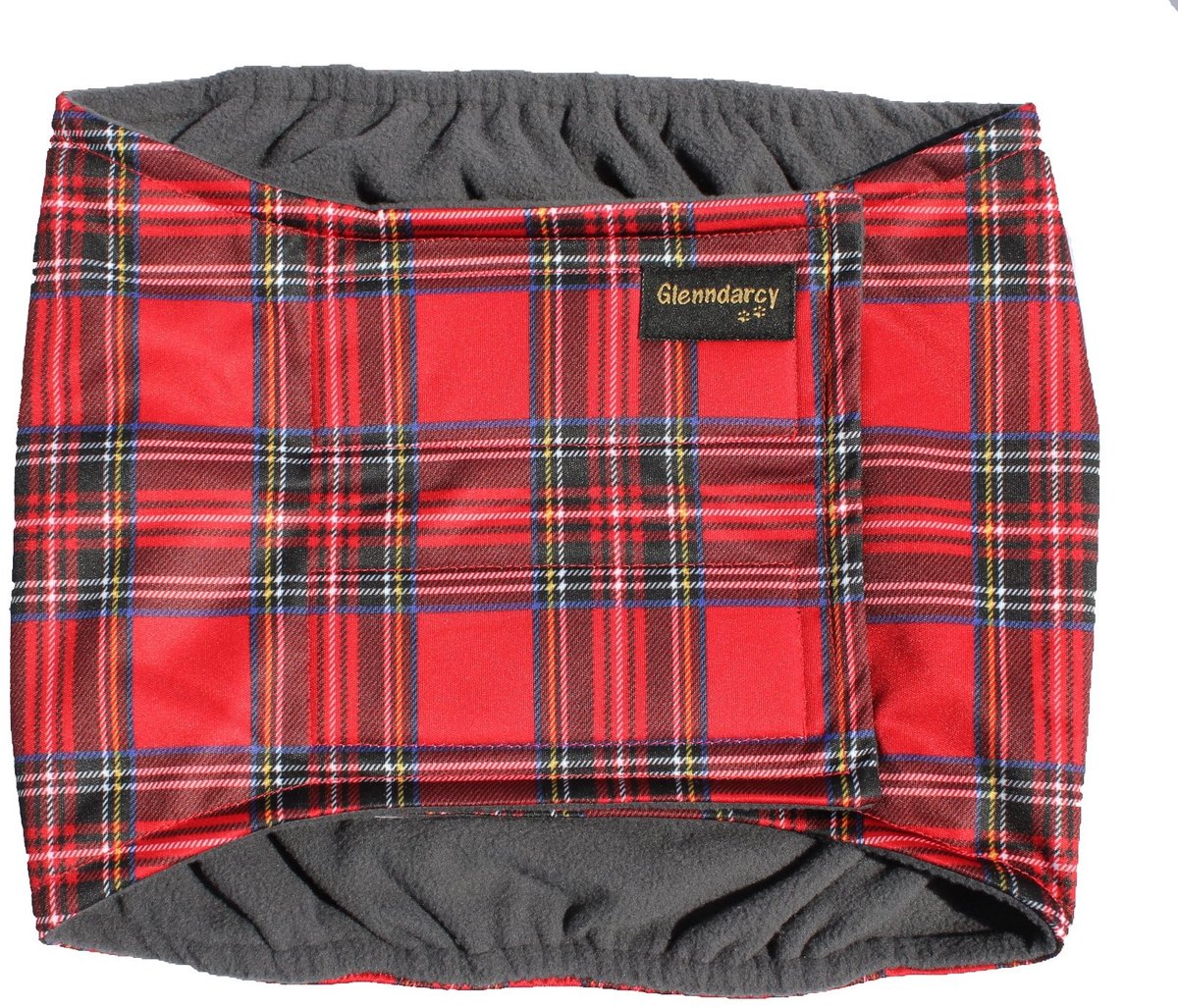 Hond Buikband XXL voor Urine-Incontinentie met 2 Wasbare Pads - Royal Stewart