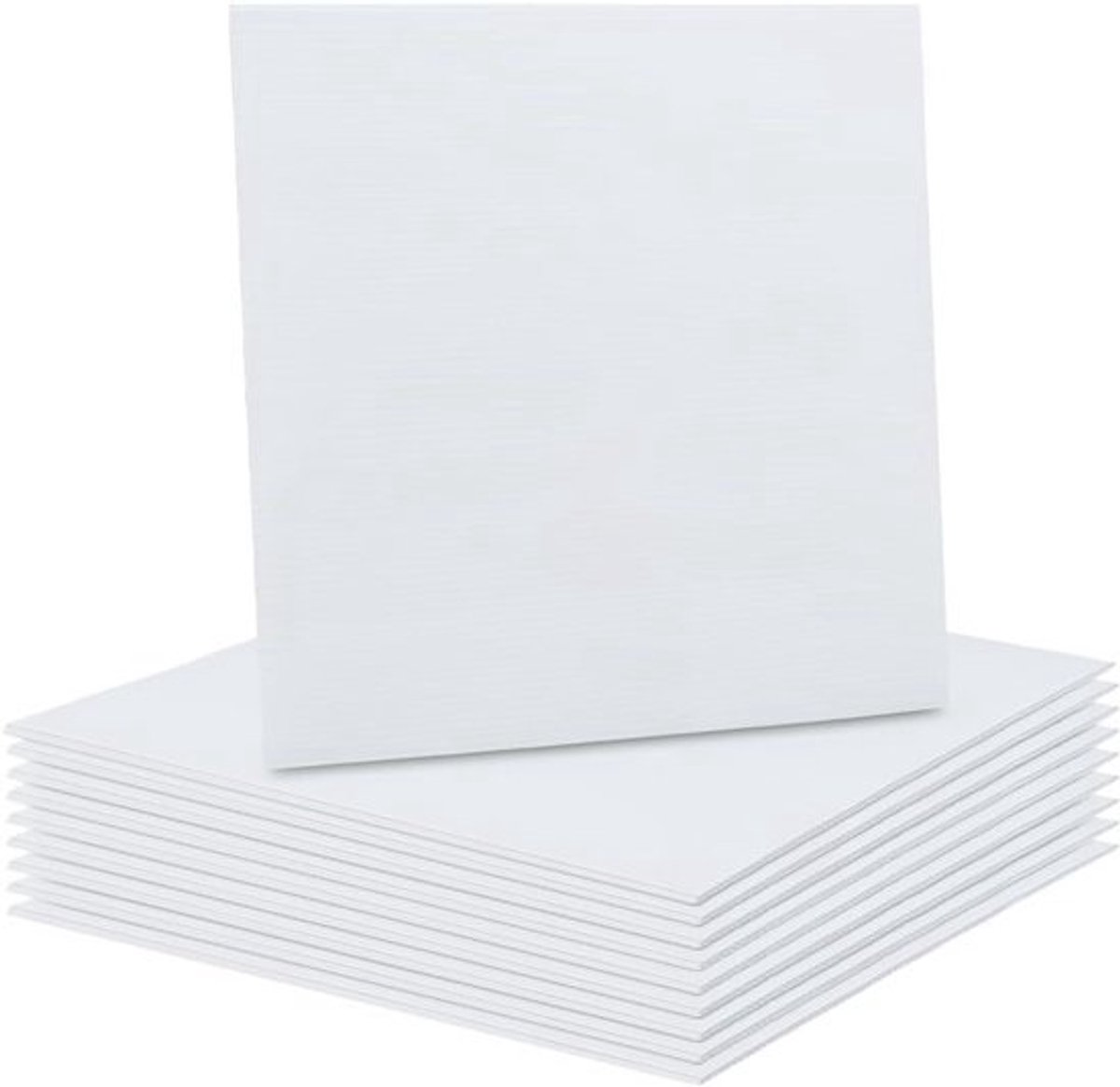 Wit Golfplastic 30 x 30 cm - 10 Vellen - 3 mm Dikte voor Buiten en Decoratie