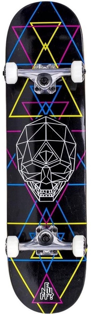 Compleet skateboard Voor volwassenen Duurzaam deck Met Geo Skull-design