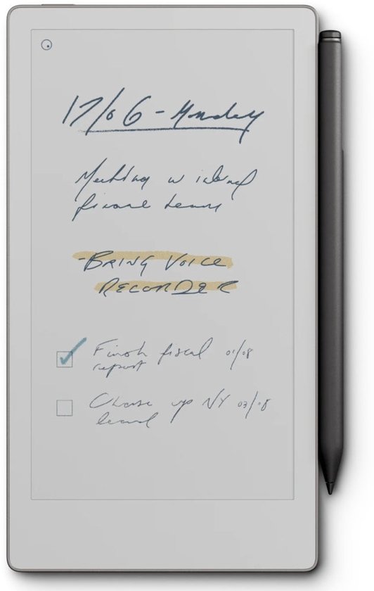 reMarkable Paper Pro Move met Marker Plus en zwarte leren Book Folio - 7,3 inch digitaal notitieblok — afbeelding 3