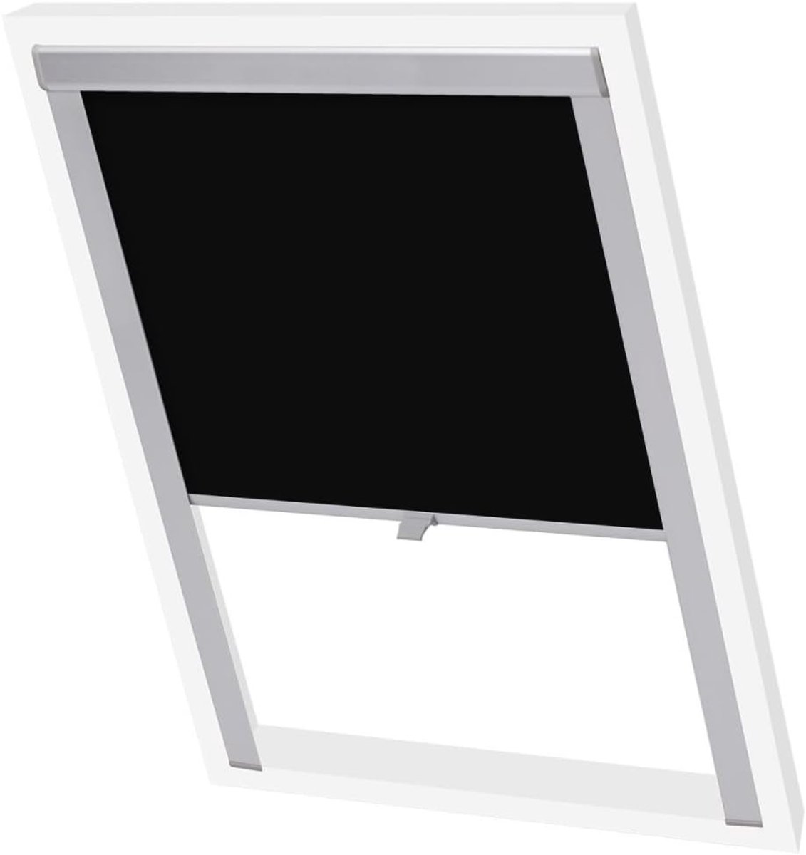 Verduisteringsrolgordijn, dakraamrolgordijn, verduisteringsrolgordijn, inkijkbescherming en zonwering, verduisteringsstof + aluminium frame, keuze uit kleuren en maten