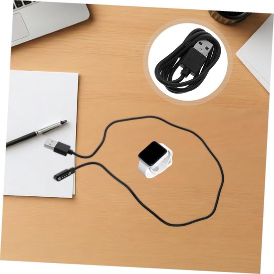 5 Stuks Magnetische Oplader Kabel Snelle USB Laadkabel voor Smartwatch Smartband Universele Magnetische Data Kabel voor Thuis Kantoor Reizen — afbeelding 2