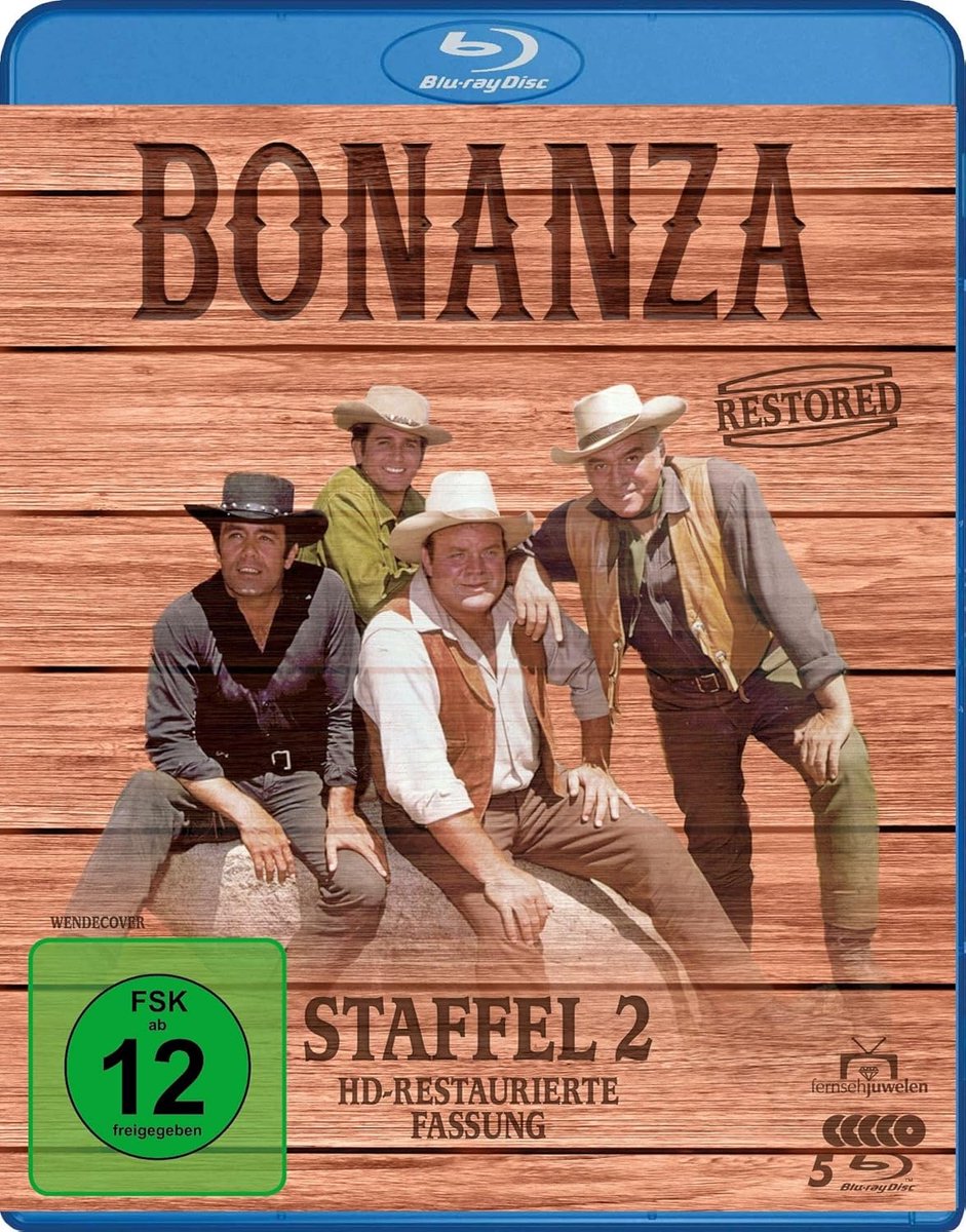 Bonanza Restored - Staffel 2: Alle 34 Folgen erstmals in HD (Paramount Restoration) - ShopVlot