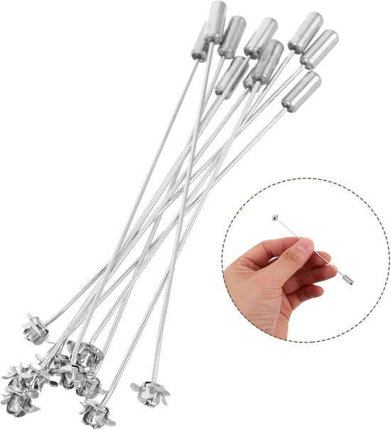 10 Stuks Koperen Broche Speldjes voor Handgemaakte Sieraden voor Kleding Tassen Accessoires Decoratie — afbeelding 2
