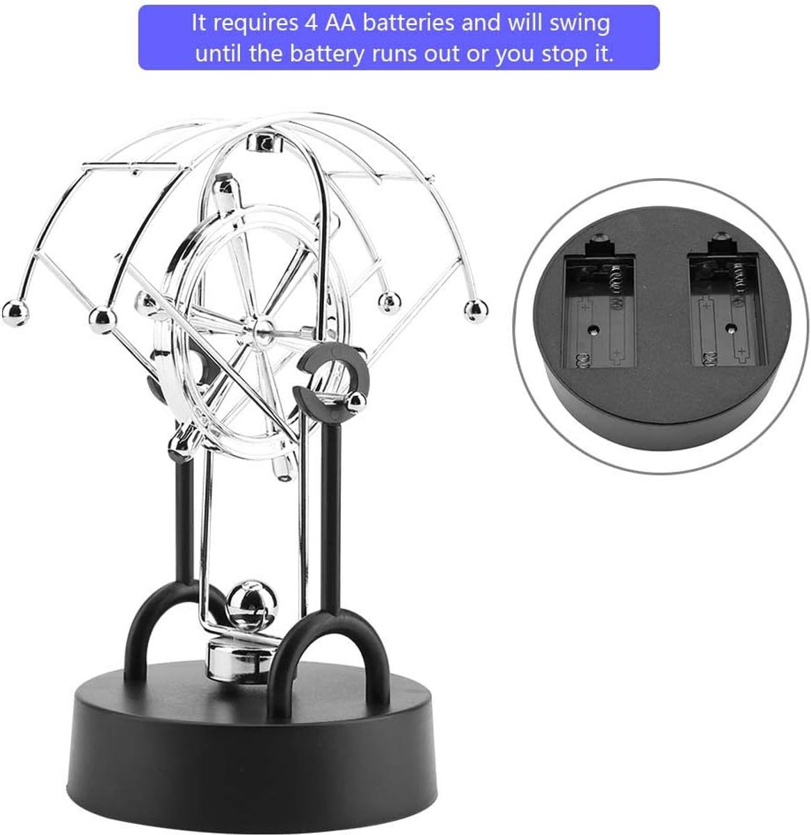 Elektronisch Shake Wiggle -apparaat Eeuwigdurende Bewegingsschommelen Swinging Art Craft Decoration (B101)