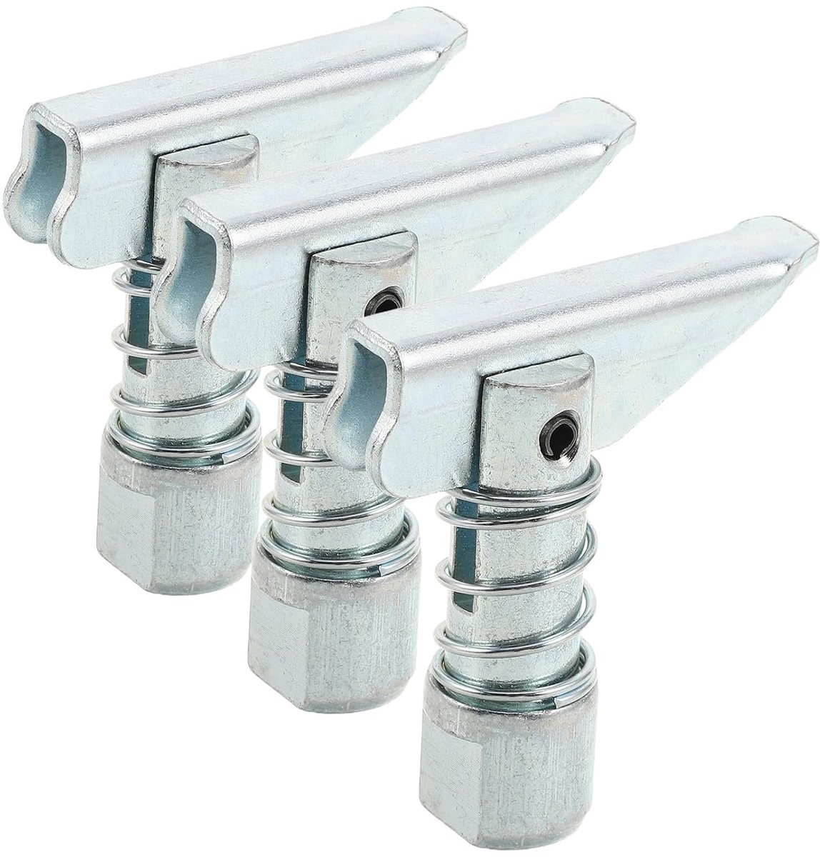 3 stuks eindschakelaars voor heftrucks: zware metalen borgpen - vervanging voor vorkbevestiging - veerbelaste plunjer voor industriële heftrucks van 3 ton