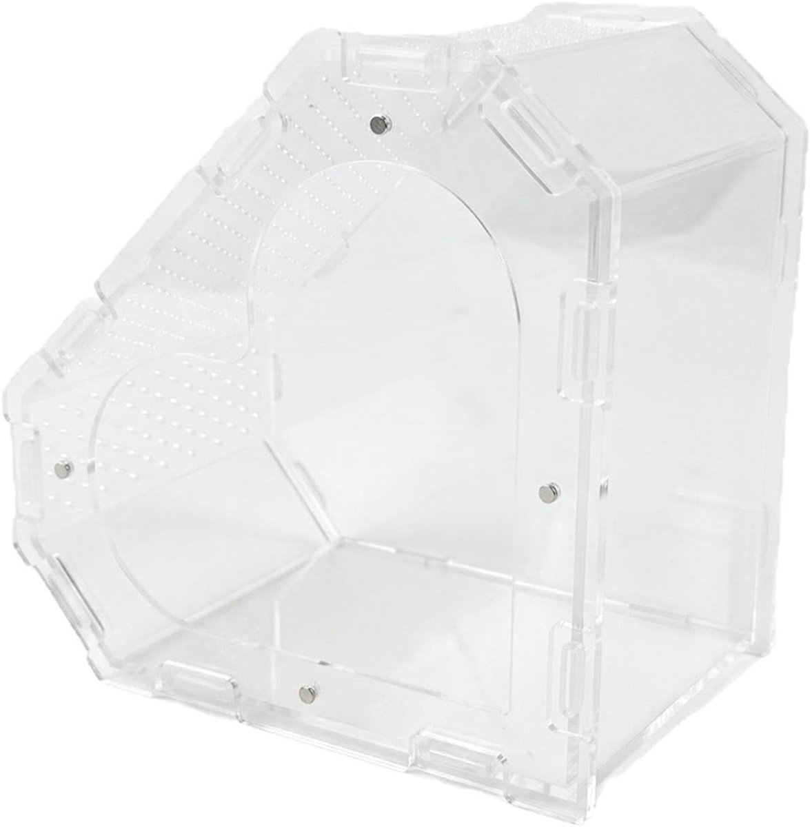 Behuizing met magnetische deur acryl hart huis