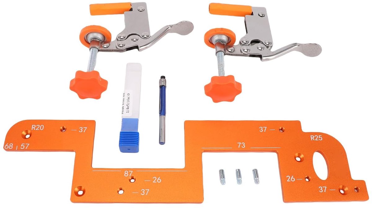 Aluminium Gleufgereedschap met Handgreepklem, voor Keukengarderobe Kantoormeubilair