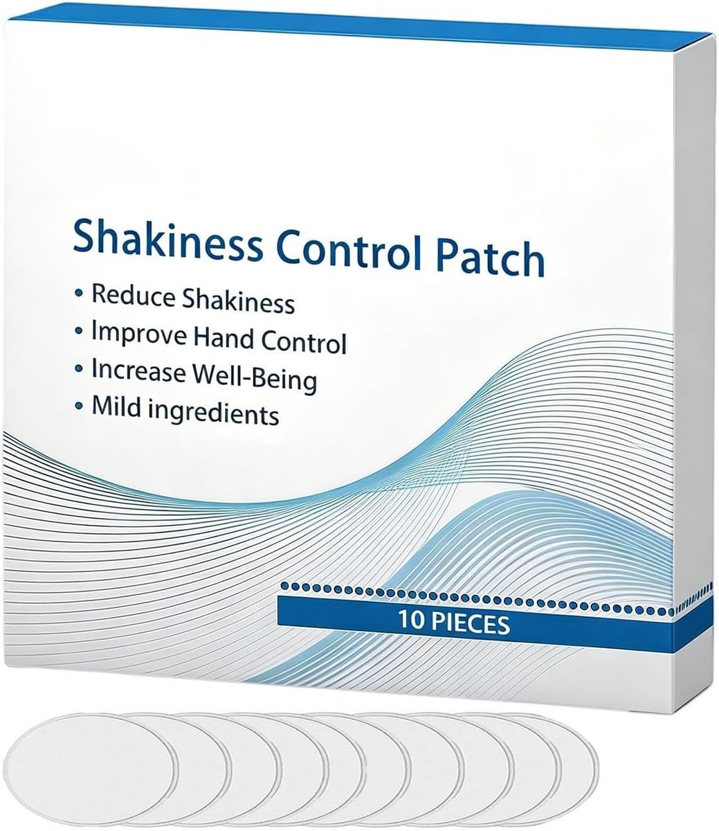 Handtrillingscontrole-patch - ultradunne antislip stabiliserende polssteunpatch, comfortabele bewegingscontrole-hulp, handstabiliteitshulpmiddel, hulpapparaat voor dagelijks gebruik, accessoire voor