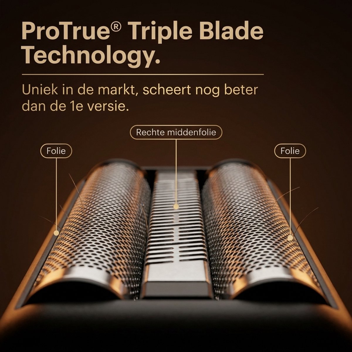 ProTrue® Foil Shaver Triple Blade Elektrisch Scheerapparaat - afbeelding 3
