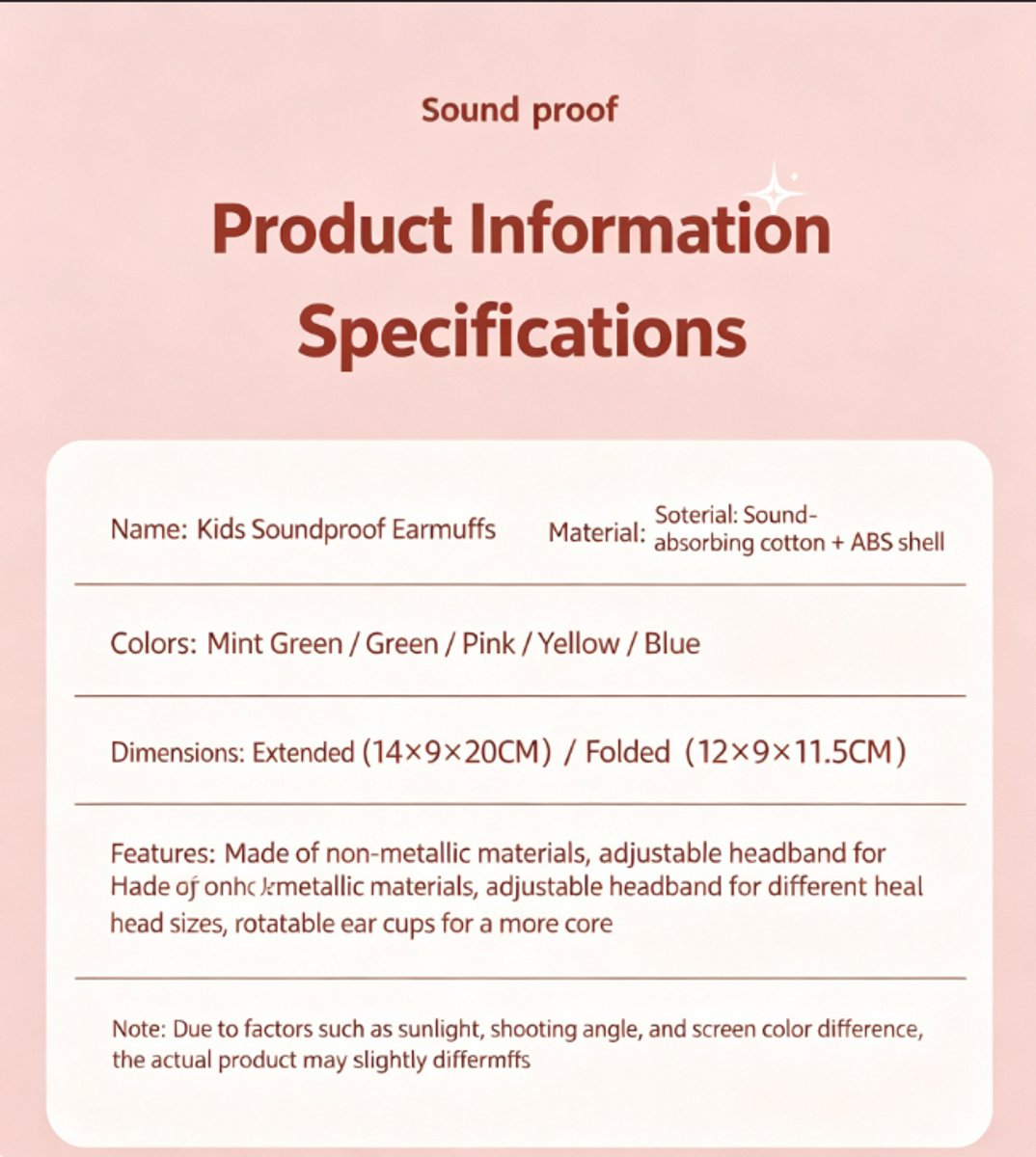 Sanorum Gehoorbescherming Kinderen - Oorkappen Kinderen - Oorbeschermers Baby - 25db - Inschuifbaar ontwerp - Verstelbare Oorkappen voor Focus, School & Evenementen - Opvouwbare hoofdtelefoon - Dempt harde geluiden - Verhoogd concentratie - Blauw – foto 6