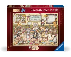 Ravensburger Crazy Cats At the WI Puzzel 1000 Stukjes | Vintage Collection | Legpuzzel voor Volwassenen