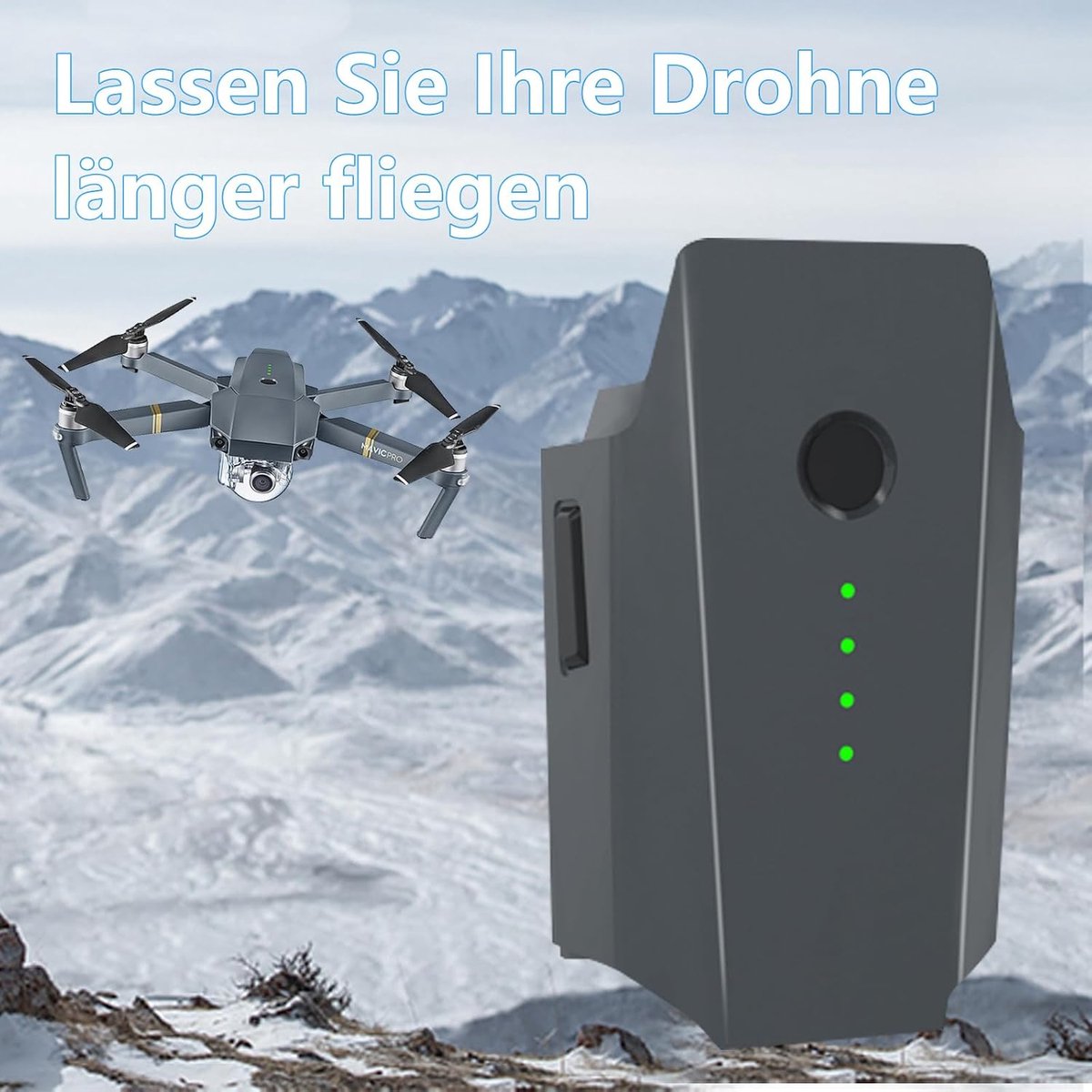 2 stuks Mavic Pro accu, 11,4 V 3830 mAh Intelligent Flight reserveaccu voor DJI Mavic Pro Platinum, Alpine, White Drone (niet geschikt voor Mavic 2) – foto 5