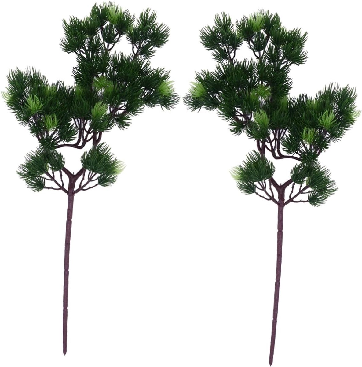2 Stuks plant decor gedroogde bloemen kunstmatige nep pijnboom cipres rekwisieten hout