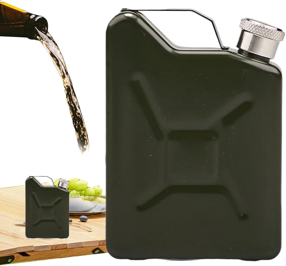 Roestvrijstalen whisky container 150 ml