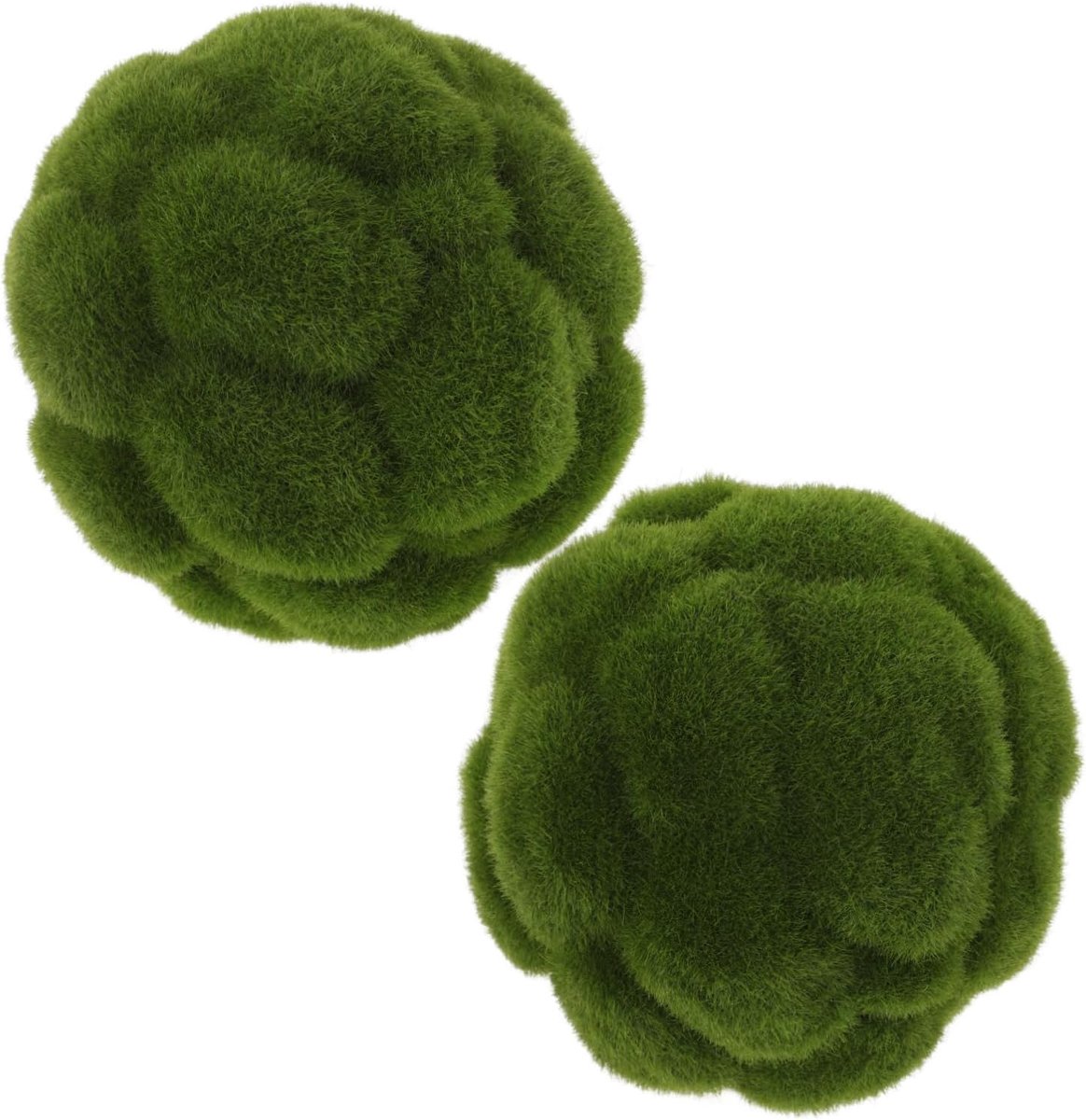 2stuks Decoratieve Mosballen Hangballen Voor Plafond Tuinversiering Veelzijdige Decoratie Voor Bruiloften Tuinen Winkeldisplays