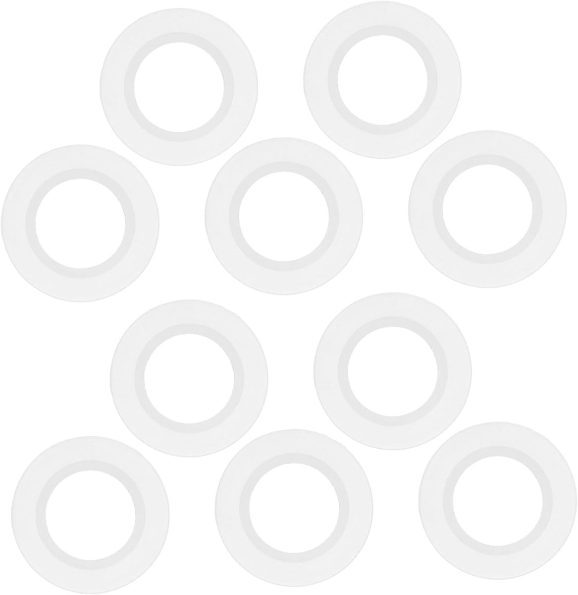 10 Stuks Delige Set Silicone O-ring Afdichtingsringen voor Badkuipafvoer Slijtvast Compact Ontwerp Geschikt voor Badkamer Keuken Gemakkelijk Schoon Te Maken Duurzaam