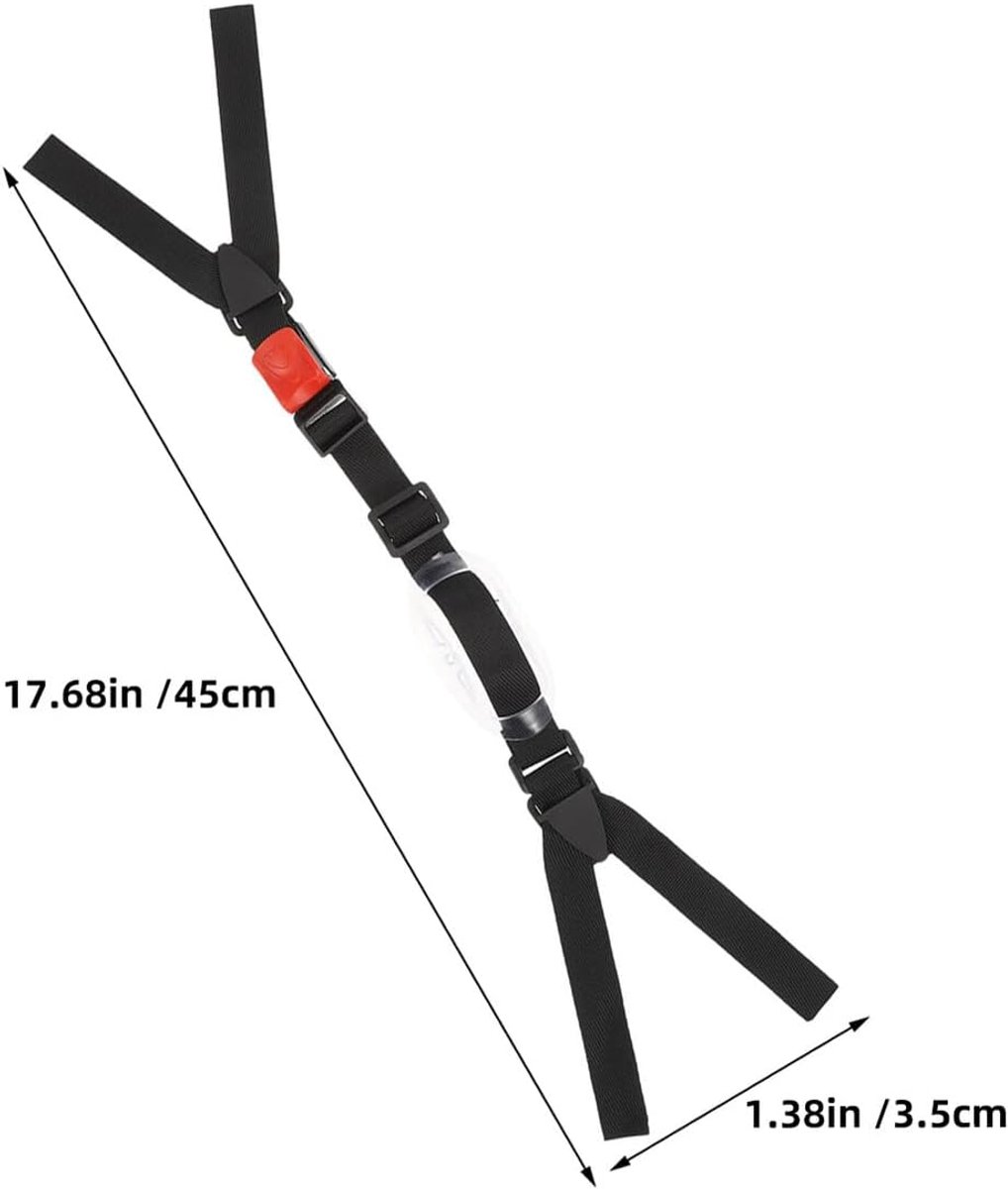 4 Stuks Veiligheidshelmharnas Kinband Voor Helm Kinband Helm Accessoire Kinbanden Voor Riem Voor Universele Zwart