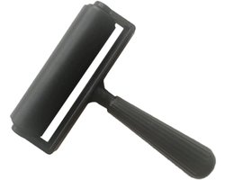 Machine gereedschapsset inktapplicatorrol auto gereedschap rol om te knutselen rol rol score wiel verfgereedschap rolborstel rubberen rol stempelen hulpmiddel Black