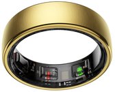 NOLATR NEX Slimme Ring - Slaaptracker - Hartslagmeter - SpO2 - Huidtemperatuur - Stappenteller - Nederlandse App - Goud - Maat 8