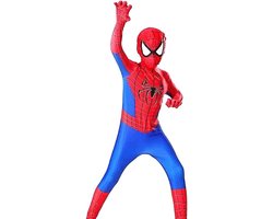 Jobber Toys Superheldpak Kind - Spinnenjongen 98/104 met 2 Maskers