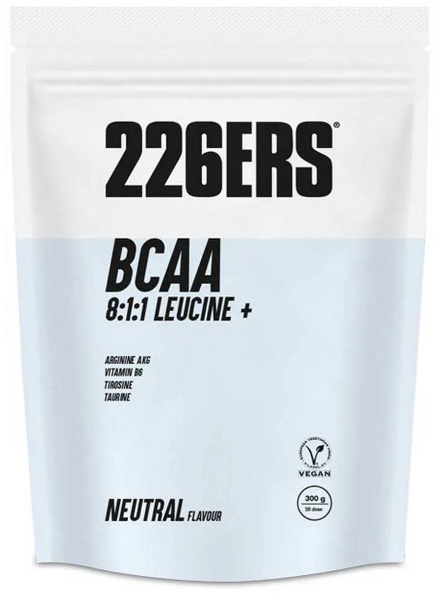 226ers Bcaa 8:1:1 Eiwit Neutrale Smaak 300g Wit