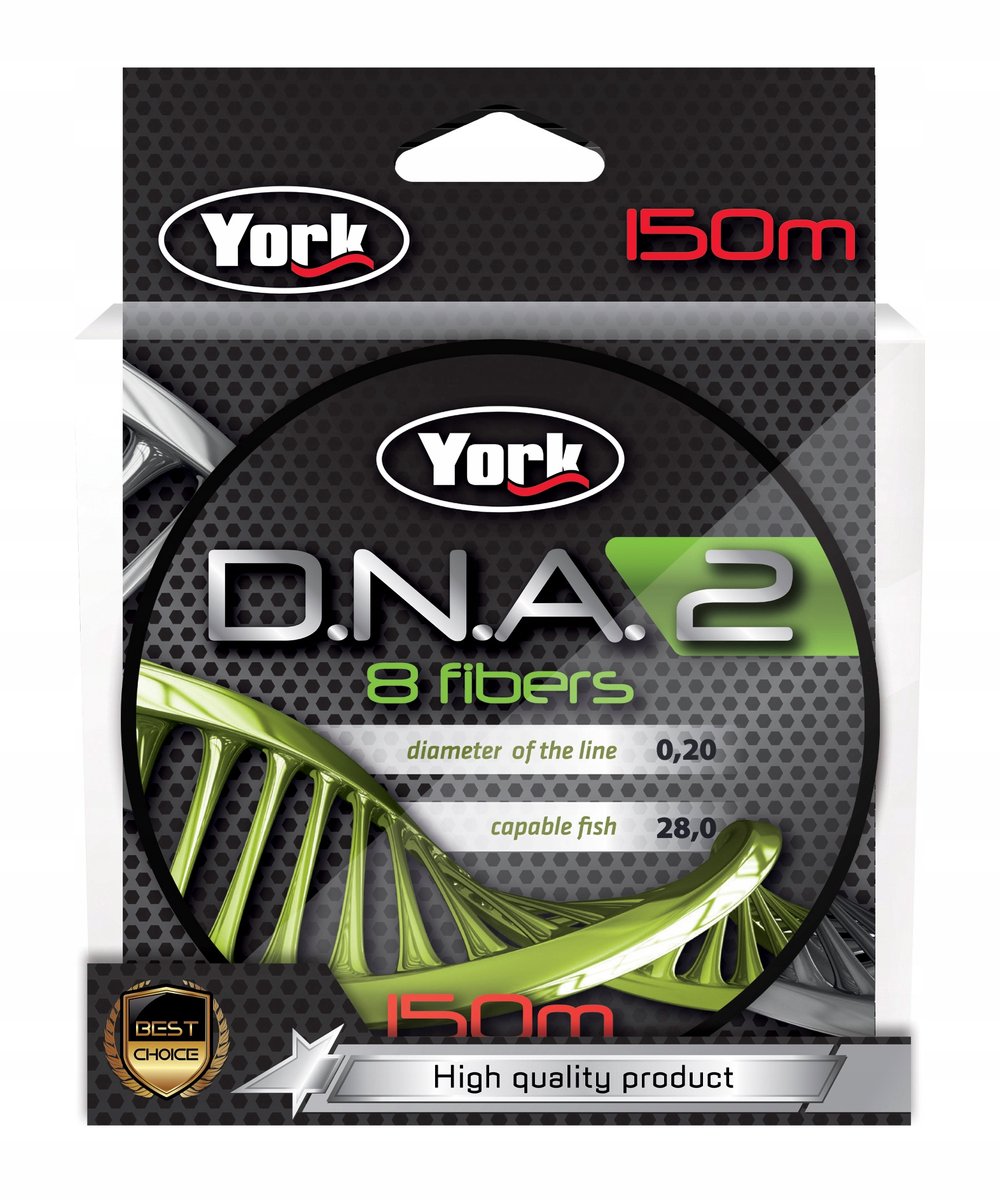York D.N.A. 2 Visdraad Groen 0.12mm 150m