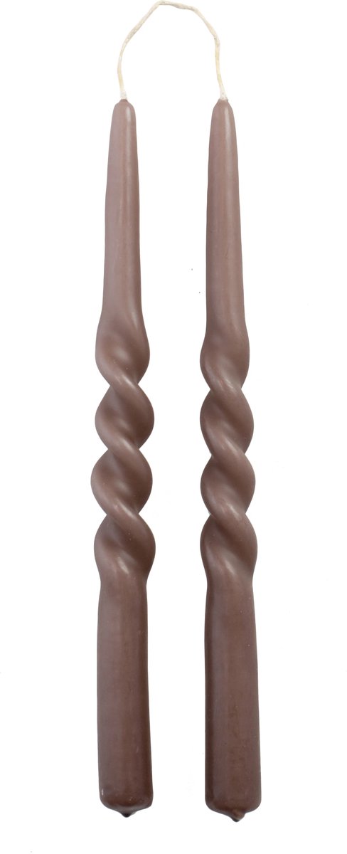 Rustik Lys Twist Candle Grape 2,1x 29cm paars