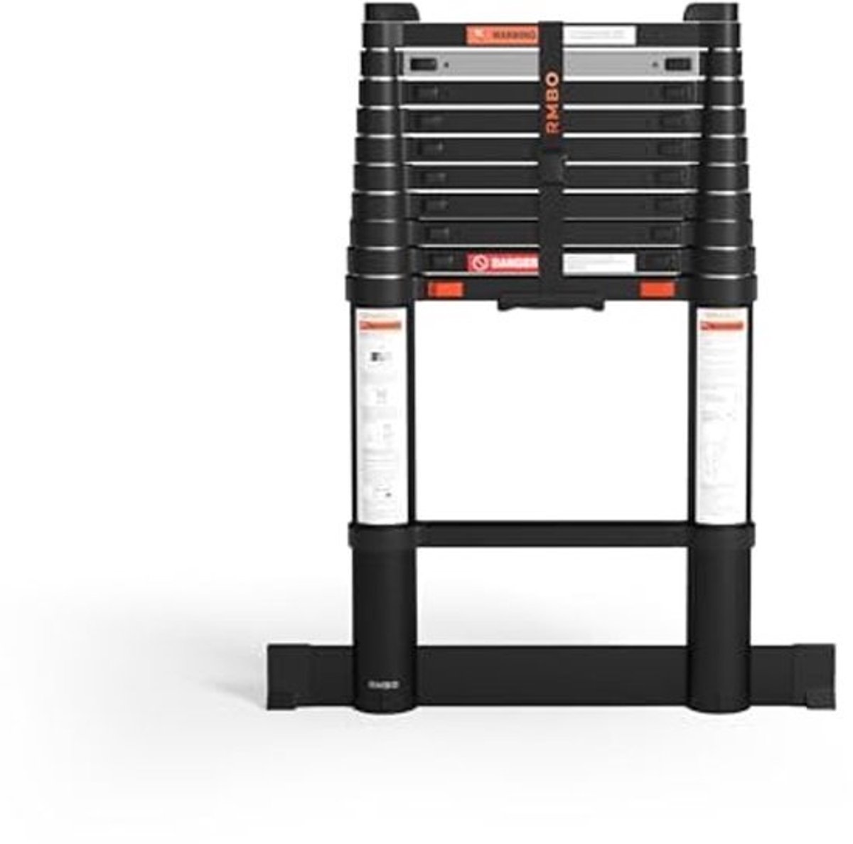 Telescopische ladder - 3,20 m - Draagbaar met soft-closing-systeem - Voor professioneel gebruik - Max. belasting 150 kg, EN 131.6