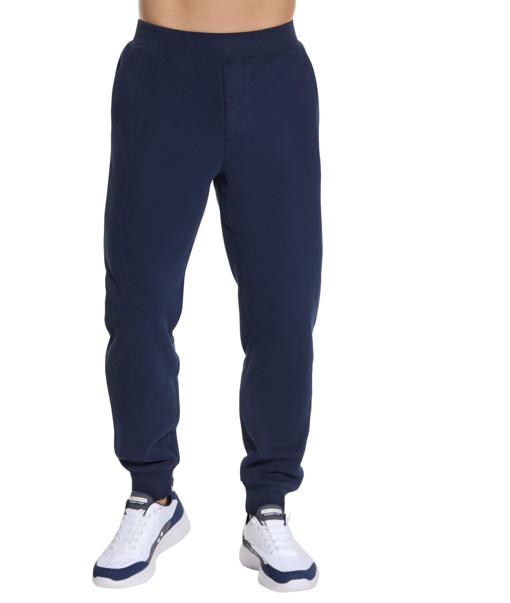 Skechers Skech-Knit Ultra Go Weekend Jogger, Mannen, Marineblauw, Broek, maat: XL