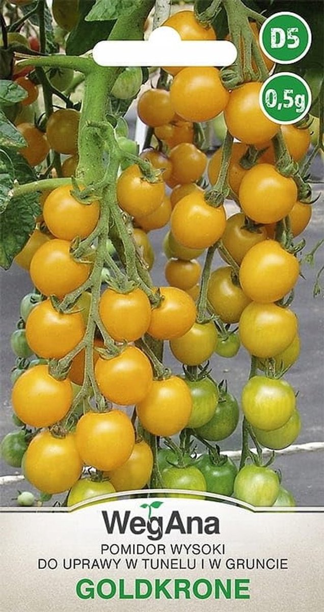 Tomaat Golden Crown Zaden 0,5g - Cocktailvariëteit voor de Tuin