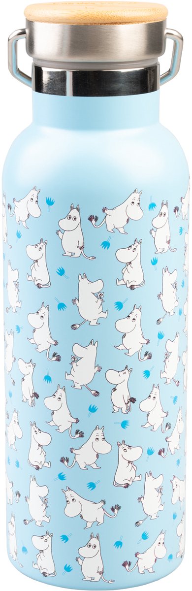 Grupo Erik Moomin - Steel Bottle With Handle Fles - Multicolours