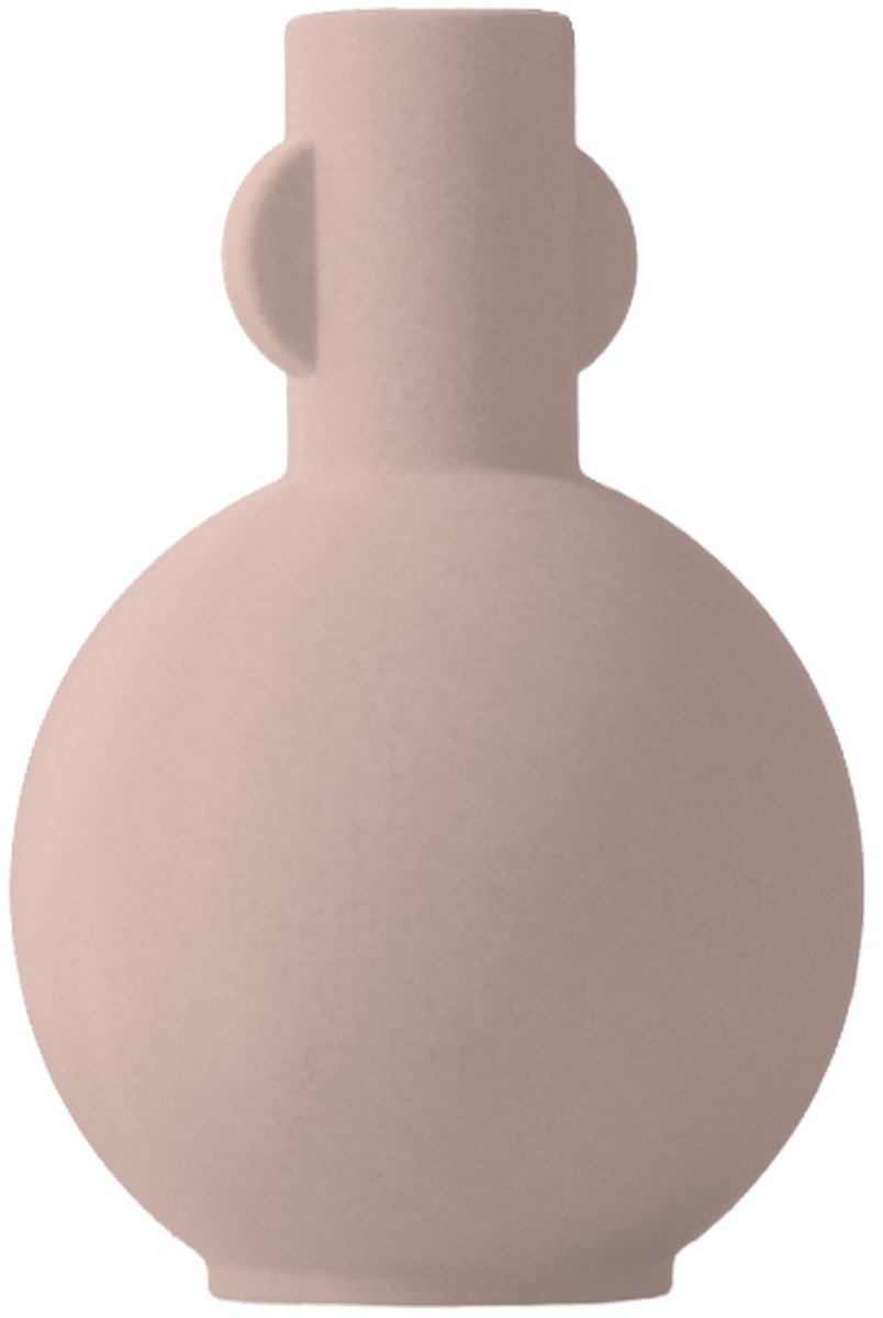 Layvo Nessa Vaas - Bloesem - 20 cm - droogbloemen vaas - minimalistische vaas - gerecycled plastic